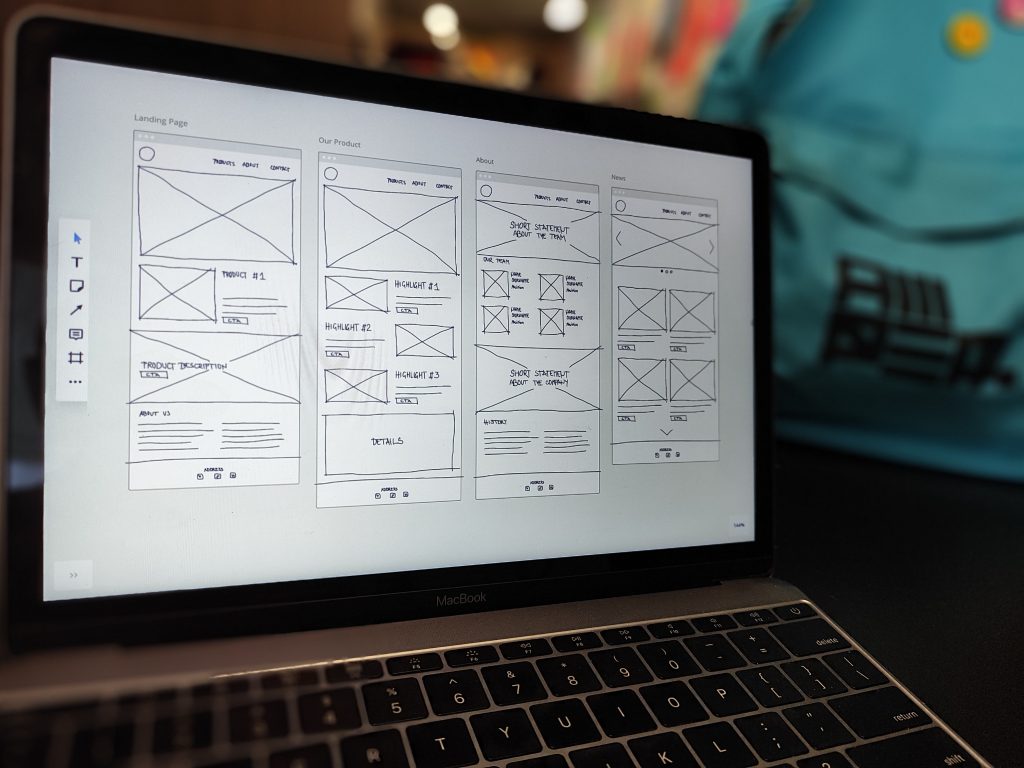 What is a website wireframe?
